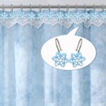 Christmas Shower Curtain Hooks,12PCS Anti-Rust Snowflake Decorative Shower Rings for Bathroom Shower Curtains Rods (Blue) - Image 7