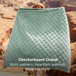 Bedsure GentleSoft Twin Blanket for Bed - Super Soft Cozy Blankets for Women Men Girls, Cute Fuzzy Fleece Throws for Bedroom Couch, Sage Green, 60x80 Inches - Image 4