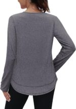 XIEERDUO Women's Workout Tops Long Sleeve Quick Dry UPF 50+ Sun Protection Shirts for Hiking Running S-3XL - Image 6