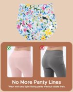 INNERSY Women's High Waist Seamless Underwear No Show Panties Full Coverage Briefs 3-Pack - Image 3