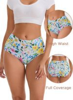 INNERSY Women's High Waist Seamless Underwear No Show Panties Full Coverage Briefs 3-Pack - Image 4