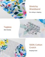 INNERSY Women's High Waist Seamless Underwear No Show Panties Full Coverage Briefs 3-Pack - Image 5