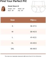 INNERSY Women's High Waist Seamless Underwear No Show Panties Full Coverage Briefs 3-Pack - Image 7