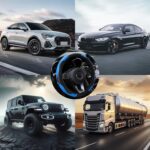 Car Steering Wheel Cover, 15 inch Carbon Fiber Microfiber PU Leather Elastic Steering Wheel Protector for Men Women, Anti-Slip Breathable Car Interior Accessories for Most Cars (Blue) - Image 7