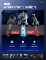 LISEN for Qi2.2 25W MagSafe Car Mount Charger, Valentines Day Gifts [Stable & Fast Charging] Magnetic Wireless Car Charger, Car Phone Holder Charger Fits iPhone 17 Pro Max Plus Air 16/15/14/13/12 - Image 8