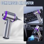 Car Vacuum Portable Cordless 20000PA High Power 4-in-1 Compressed Air Duster & Air Blower & Pump Hand Held Vacuum with Brushless Motor for Car, Home, Office,Camping Ideal Gifts for Men & Women - Image 6