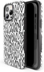 Casely iPhone 13 Pro Case | Heart Throb | Endless Hearts | Bold Protective Design | Compatible with MagSafe - Image 3