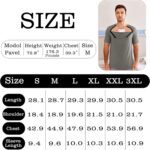 Dyeek Chemo for Shirt Port Access Chemotherapy Must Haves Tear Away Side Snap Short Sleeve Post Shoulder Surgery Shirts - Image 7