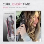TYMO Automatic Rotating Curling Iron - TYMO CURLPRO Beach Waves Curling Wand, Portable Hair Curler, 500 Million Ionic, Dual Voltage & Lightweight for Travel, Ceramic Coating, 1 Inch, Metallic Gray - Image 6