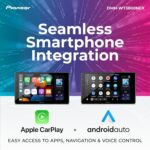 Pioneer DMH-WT3800NEX 9" Capacitive Touchscreen, Floating Display – Wireless & Wired Apple CarPlay & Android Auto, Amazon Alexa, Bluetooth, FLAC, Backup Camera, HD Radio - Image 4