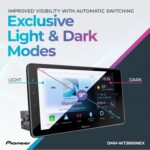 Pioneer DMH-WT3800NEX 9" Capacitive Touchscreen, Floating Display – Wireless & Wired Apple CarPlay & Android Auto, Amazon Alexa, Bluetooth, FLAC, Backup Camera, HD Radio - Image 7