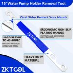 ZKTOOL Fan Clutch Wrench Set,32mm & 36mm Clutch Fan Tool Wrench,Water Pump Pulley Holder Removal Tool For BMW, Ford, GM, dodge,Chevrolet,jeep Fan Clutch Removal Kit,Water Pump Holder. - Image 5