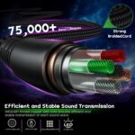 Wired Gaming Headset for Xbox, PS5, PS4, Switch, PC, Mobile, Surround Sound Gaming Headphones with ENC Noise-Canceling Mic, 50mm Drivers, Soft Memory Foam Earcups, Comfortable Rock Black - Image 8