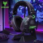Wired Gaming Headset for Xbox, PS5, PS4, Switch, PC, Mobile, Surround Sound Gaming Headphones with ENC Noise-Canceling Mic, 50mm Drivers, Soft Memory Foam Earcups, Comfortable Rock Black - Image 9