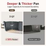 DishDelight Induction Pots and Pans Set, 12 Piece Nonstick Cookware, Granite Cooking Set with Frying Pans, Gray - Image 10