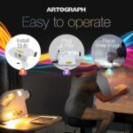 Artograph EZ Tracer Opaque Art Projector, 2X to 10X Image & Artwork Enlargement - Portable & Light for Wall Art, Murals, Drawing, Sketching, Pattern Tracing, Crafts and Learning, 4" x 4" Copy Size - Image 4