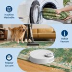 GarveeHome Forest Rugs 5x7 Living Room Rug Non Slip Washable Stain Resistant 5x7 Washable Rugs Jungle Animal Print Low Pile Soft Holiday Decor Carpet for Bedroom Laundry Room,Green - Image 7