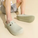 Nurse Shoes for Women and Men, Arch Support Non Slip Garden Clogs, Adjustable Buckle Mules Work Chef Sandals, Slip-On Cushion Slide Slippers - Image 4