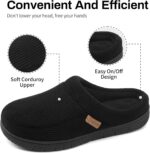 shoeslocker Mens Slippers Moccasin House Shoes Soft Memory Foam Slip-on Indoor/Outdoor - Image 4