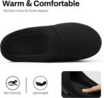 shoeslocker Mens Slippers Moccasin House Shoes Soft Memory Foam Slip-on Indoor/Outdoor - Image 5