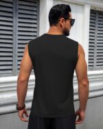 KAWATA Men's Tank Top Sleeveless Tee Muscle Workout Gym Shirts Lightweight Athletic Running Bodybuilding Shirt - Image 5
