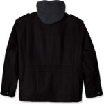 Levi's Men's Wool Blend Hooded Military Jacket - Image 3