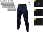 YUSHOW 2 Pack Mens Thermal Pants Men Running Tights Workout Leggings, Thermal Bottoms for Men Sports Compression Base Layer - Image 5