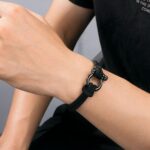 Memgift 𝐓𝐨 𝐌𝐲 𝐌𝐚𝐧 𝐁𝐫𝐚𝐜𝐞𝐥𝐞𝐭 Birthday Valentines Day Graduation Gifts for Son Grandson Nephew Boyfriend Brother Dad Man Bracelets - Image 6