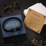 Memgift 𝐓𝐨 𝐌𝐲 𝐌𝐚𝐧 𝐁𝐫𝐚𝐜𝐞𝐥𝐞𝐭 Birthday Valentines Day Graduation Gifts for Son Grandson Nephew Boyfriend Brother Dad Man Bracelets - Image 8