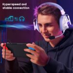 Wired Gaming Headset for Xbox, PS5, PS4, Switch, PC, Mobile, Surround Sound Gaming Headphones with ENC Noise-Canceling Mic, 50mm Drivers, Soft Memory Foam Earcups, Comfortable Durable Design - Image 3