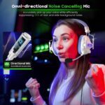 Wired Gaming Headset for Xbox, PS5, PS4, Switch, PC, Mobile, Surround Sound Gaming Headphones with ENC Noise-Canceling Mic, 50mm Drivers, Soft Memory Foam Earcups, Comfortable Durable Design - Image 7