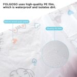 FOGOSO 50 Pack Toilet Seat Covers Disposable - Waterproof 16x24 Inch Extra Large Individually Wrapped Toilet Seat Shields Travel Accessories for Adults Kids-Cat - Image 4