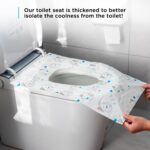 FOGOSO 50 Pack Toilet Seat Covers Disposable - Waterproof 16x24 Inch Extra Large Individually Wrapped Toilet Seat Shields Travel Accessories for Adults Kids-Cat - Image 6