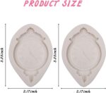 Clock Silicone Molds Steampunk Vintage Wall Clocks Chocolate Molds for Cake Decorating Cupcake Topper Candy Chocolate Gum Paste Polymer Clay Set Of 2 - Image 3