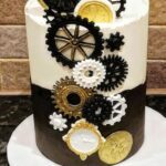 Clock Silicone Molds Steampunk Vintage Wall Clocks Chocolate Molds for Cake Decorating Cupcake Topper Candy Chocolate Gum Paste Polymer Clay Set Of 2 - Image 5