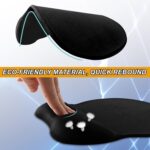 Ergonomic Mouse Pad with Wrist Support Gel Mousepad with Wrist Rest, Comfortable Computer Mouse Pad for Laptop, Pain Relief Mousepad for Office & Home, Gray - Image 6