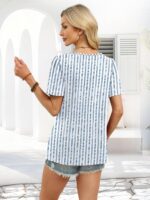 WIHOLL Womens Summer Tops Short Sleeve Shirts Square Neck Spring Outfits 2026 Fashion Clothing Blouses - Image 5