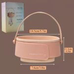 Makeup Brush Cleaner Mat,3 in 1 Upgraded Foldable Silicone Makeup Brush Cleaner Cosmetic Brush Cleaner Makeup Brush Scrubber Bowl for Cleaning, Organizer And Upside Down Drying(Foldable Khaki) - Image 6