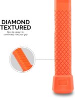 NEIKO 02847A 2 LB Dead Blow Hammer, Neon Orange | Unibody Molded | Checkered Grip | Spark and Rebound Resistant - Image 5