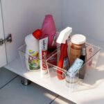 Clear Pantry Organizer Bins, Plastic Organizers & Storage Containers, Cabinet Organizer, Home Organization Must Haves for Kitchen, Laundry Room, Office, Closet & Freezer (4 Pack) - Image 7