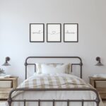 Set of 3 Framed Farmhouse Sweet Dreams Sign 11x14” Above Bed Wall Decor for Bedroom Decor Wall Art Wood Signs (11"x14", Black) - Image 4