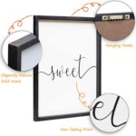 Set of 3 Framed Farmhouse Sweet Dreams Sign 11x14” Above Bed Wall Decor for Bedroom Decor Wall Art Wood Signs (11"x14", Black) - Image 5