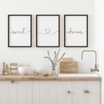 Set of 3 Framed Farmhouse Sweet Dreams Sign 11x14” Above Bed Wall Decor for Bedroom Decor Wall Art Wood Signs (11"x14", Black) - Image 10