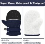 Olreco Toddler Snow Gloves Toddler Mittens Waterproof Baby Winter Mittens Infant Gloves Toddler Ski Gloves for Kids Mittens - Image 3