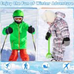 Olreco Toddler Snow Gloves Toddler Mittens Waterproof Baby Winter Mittens Infant Gloves Toddler Ski Gloves for Kids Mittens - Image 4
