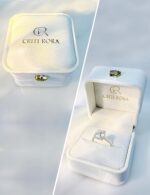 14K White Gold 1-3 Carat Lab Grown Diamond Engagement Ring,IGI Certificate Classic 4-Prong Round Cut with Halo Setting,D-E Color VS1-VS2 Clarity,Wedding Band for Women - Image 6