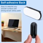 10 Pack Adhesive Pencil Holders for Desk,Silicone Flexible Pen Holder for Wall, Office, School,Home,Classroom Must Haves,Teacher Essentials Accessories,Desk Organizer,Art Supply,Small Gift (10, Black) - Image 5