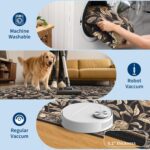 GarveeHome 8x10 Area Rugs for Living Room, Boho Leaf Rugs for Bedroom with Soft Low Pile, Non Slip Botanical Bird Large Washable Rug 8x10 for Dining Room Stain Resistant Brown Throw Rug - Image 8