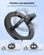 SUPERONE for MagSafe Phone Grip, Adjustable Magnetic Phone Ring Holder Removable Finger Phone Ring Kickstand Compatible with MagSafe Accessories Only for iPhone 17 & 16 & 15 & 14 & 13 & 12 Series - Image 4