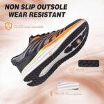OrthoComfoot Men's Orthopedic Plantar Fasciitis Sneakers: Comfortable High Arch Support Running Shoes for Walking, Lightweight Casual Tennis Shoes, Relief Flat Feet, Heel Pain - Image 9